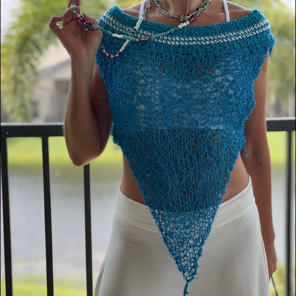Boho 💙 vest for summer